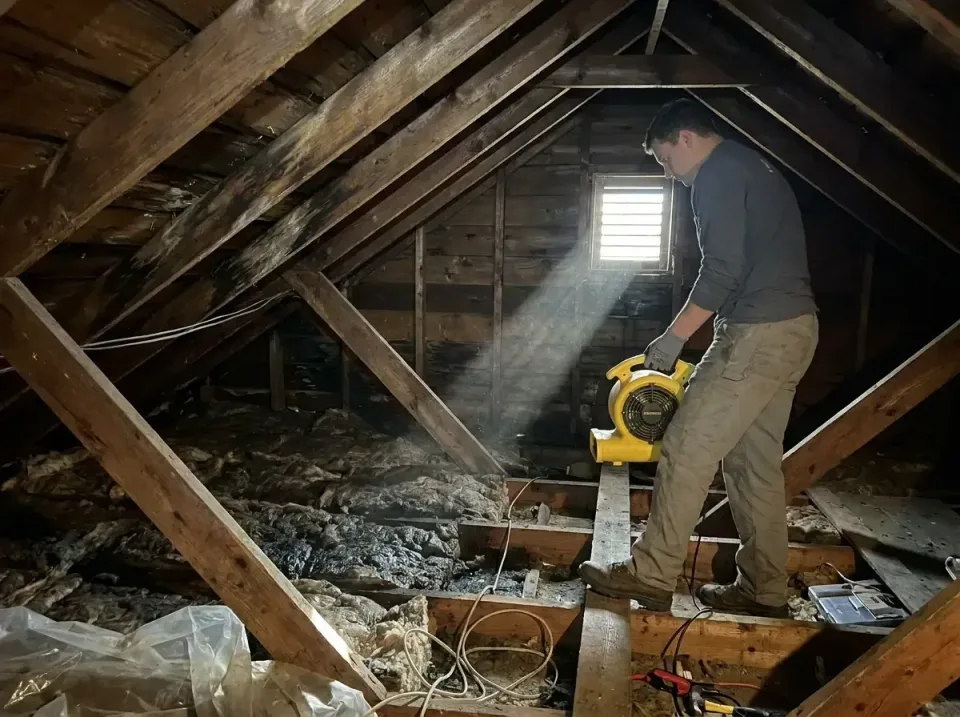 attic-water-damage-drying-proc-007 — frequently asked questions, Emergency Water Extraction & 24/7 Flood Response in Mastic…